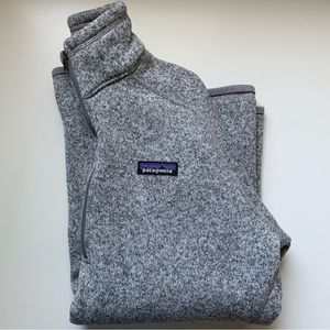 Patagonia Better Sweater Grey Long Sleeve Half Zip Sweatshirt